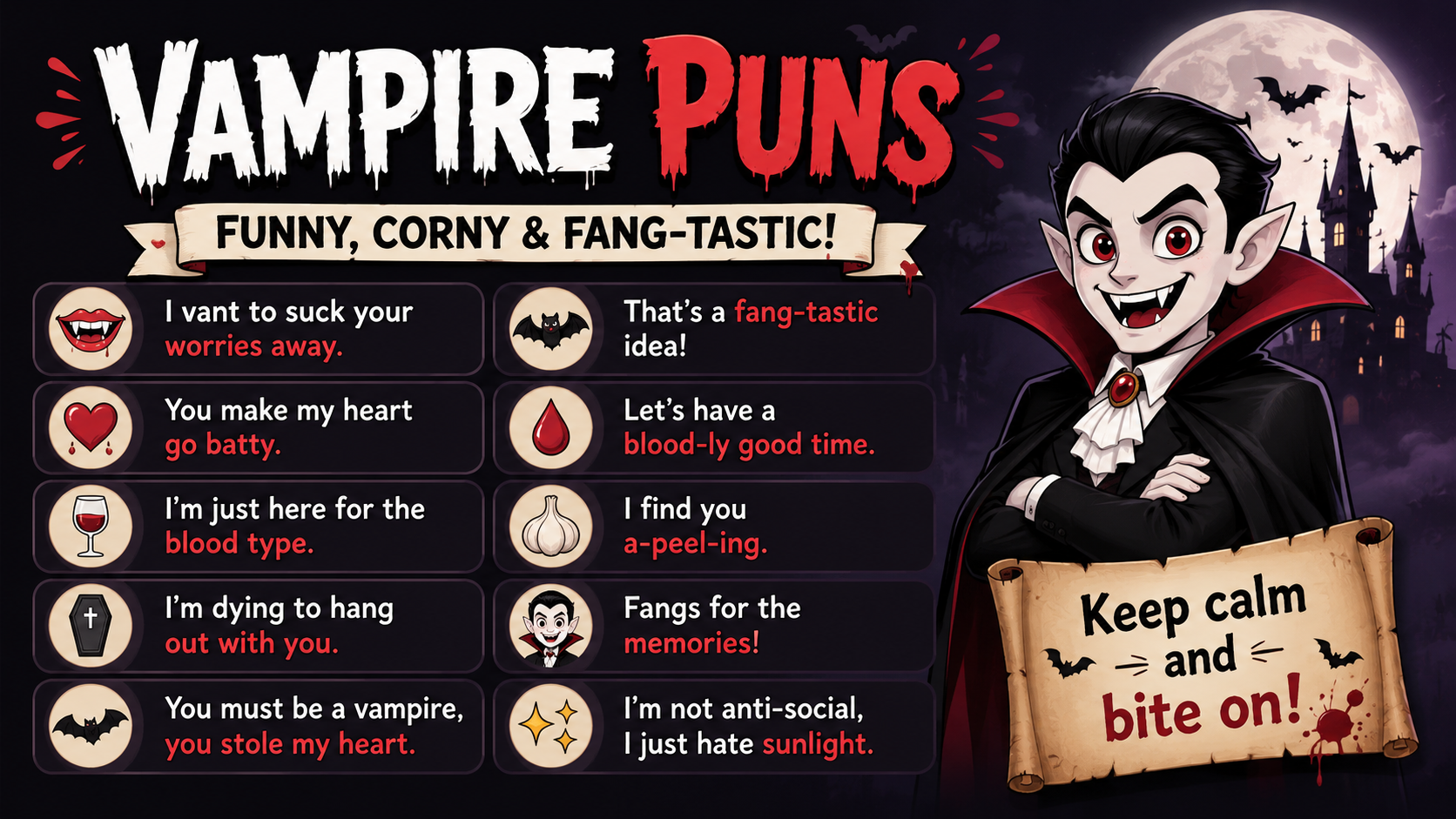 vampire puns