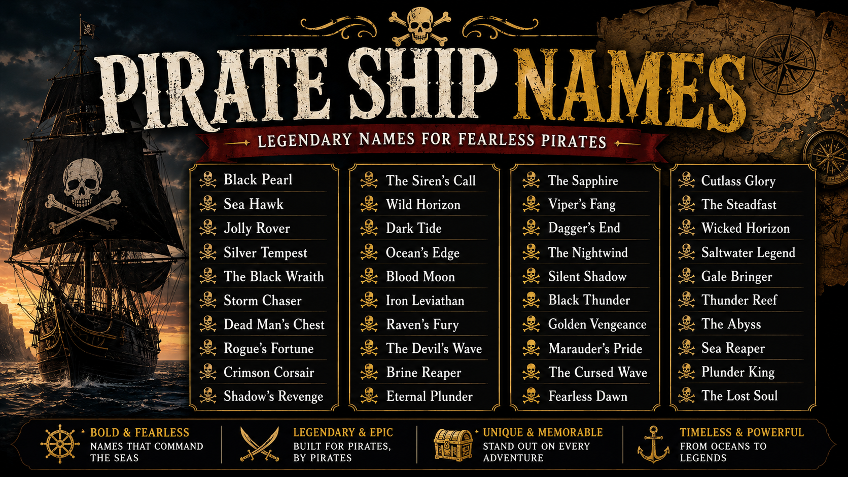 pirate ship names
