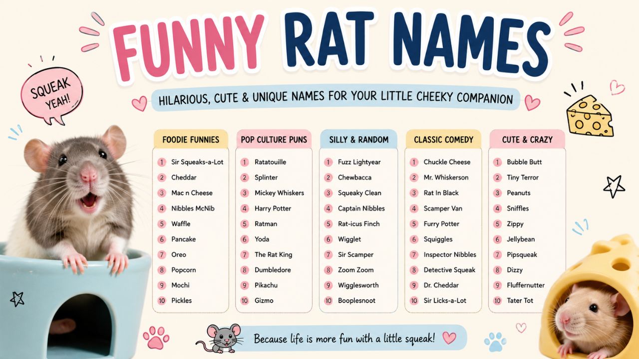 funny rat names